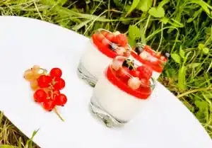 Panna cotta fruits rouges